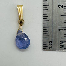 Load image into Gallery viewer, Tanzanite 14K Gold Filled Wire Wrap Pendant | Lavender | 1 inch Long |