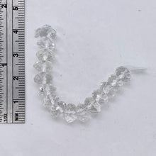 Load image into Gallery viewer, Quartz Clear Faceted Rock Crystal Rondelle Half-Strand | 8x5mm | Clear | 45 Bds|