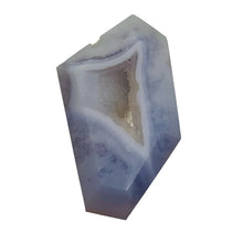 Load image into Gallery viewer, Druzy Blue Chalcedony Designer Pendant | 35x20x7mm | Blue | 1 Bead