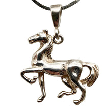 Load image into Gallery viewer, Proud Pony Sterling Silver Horse Charm Pendant 10035