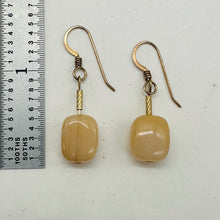 Load image into Gallery viewer, Peruvian Opal Dangling 14k Gold Filled Semi Precious Stone Earrings|1 1/2" Long|
