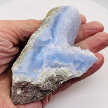 Load image into Gallery viewer, Chalcedony 219g Natural | 4 1/4x2 1/2x1 1/4" | Blue White Gray | 1 Specimen