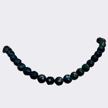 Load image into Gallery viewer, Faceted Fresh Water Pearl Round 16" Strand | 7mm | Iridescent Blue | 52 Pearls|