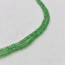 Load image into Gallery viewer, Tsavorite Garnet Faceted Roundel Bead Strand 103287B