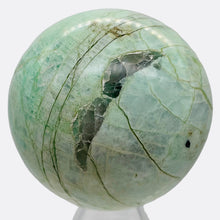Load image into Gallery viewer, Lemon Chrysoprase Crystal 372g Sphere | 2 7/16" | Yellow | 1 Collector's Item |