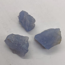 Load image into Gallery viewer, Blue Chalcedony 17g Druzy Nugget Beads | 25x20x16 to 18x17x15mm | Blue| 3 Beads|