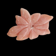 Load image into Gallery viewer, Rare Pink Peruvian Opal Flower Pendant Bead 25ct 34mm Carved Natural Gemstone