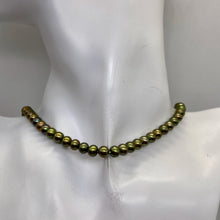 Load image into Gallery viewer, Fresh Water Pearls Round 16" Strand | 6mm | Iridescent Olive | 74 Pearls |