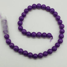 Load image into Gallery viewer, Phosphosiderite AAA Round Beads Half Strand | 8" Long | Purple | 40 Beads |