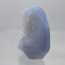 Load image into Gallery viewer, Chalcedony Druzy 56ct Designer Cut Pendant Bead| 28x20x13mm|Blue |1 Pendant Bead