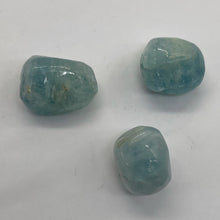Load image into Gallery viewer, Aquamarine Smooth Nugget Bead Parcel | 20x16x13 - 17x16x13mm | Blue | 3 Beads |