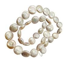 Load image into Gallery viewer, Amazing Natural Multi-Hue FW Coin Pearl Strand 104757E