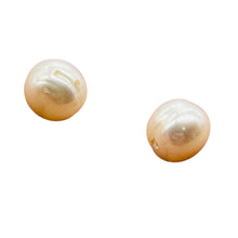 Load image into Gallery viewer, Heavenly Two Creamy Chinese Freshwater Pearl Beads | 9.5mm | 2 Pearls |