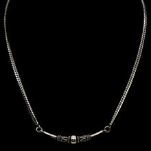 Load image into Gallery viewer, 35G Hand Made Bali 16" Solid Silver 2x1mm Fancy Pendant Necklace! 10787