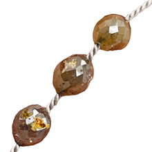 Load image into Gallery viewer, 3 Natural Red Platinum 1.80cts Diamond Beads 9314BB
