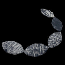 Load image into Gallery viewer, Dramatic Picasso Jasper Marquis 67x36mm Centerpiece Bead 8712