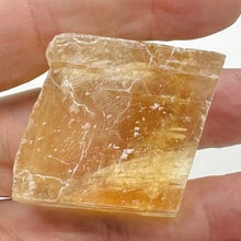Load image into Gallery viewer, Optical Calcite Iceland Spar 72g Rectangular Specimen| 34x23mm | Clear, Orange |
