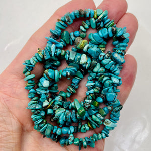Turquoise Small Nugget Strand | 10x5x4 - 5x2x3mm | Blue | 300 Beads |