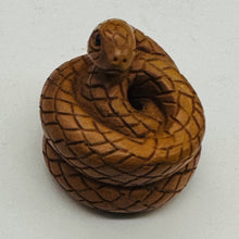 Load image into Gallery viewer, Year of the Snake 2025 Signed Netsuke Bead