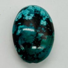 Load image into Gallery viewer, Turquoise Natural Focal 29g Nugget Bead | 42x29x16mm | Blue, Black | 1 Bead |