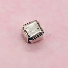 Load image into Gallery viewer, Remarkable Thai Hill Tribe 'Origami' Fine Silver Cube Bead | 11x8x8mm | 2 Beads|