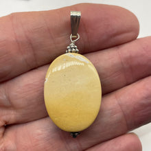 Load image into Gallery viewer, Mookaite Australian Sterling Silver Oval Pendant | 1 1/2" Long | Sand |
