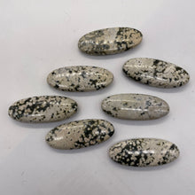Load image into Gallery viewer, Ocean Jasper Speckled White Black Pendant Beads | 45x18x8mm | White Black | 4 |