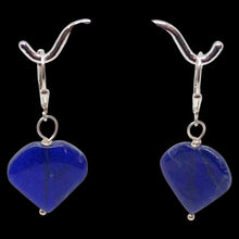 Load image into Gallery viewer, Lovely Hearts Blue Sodalite & Silver Earrings 300514A