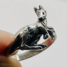 Load image into Gallery viewer, Sterling Silver Kangaroo Ring | Size 5 | Silver | 1 Ring |