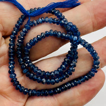 Load image into Gallery viewer, Blue Kyanite AA Gem Quality Briolette Beads 4x3mm 63ct Strand 145 Beads