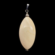 Load image into Gallery viewer, Mookaite Australian Sterling Silver Marquise Cut Pendant | White | 2 1/4" Long |