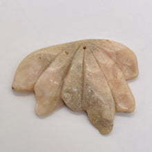 Load image into Gallery viewer, Pink Peruvian Opal Carved 46cts Flower Pendant Bead | 40x42x5mm | Pink |