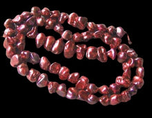 Load image into Gallery viewer, Warm Copper 8x7x5 to 9x6x6mm Keishi Pearl Strand 108087
