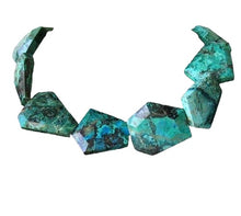 Load image into Gallery viewer, Designer Natural Chrysocolla Pendant Bead Strand 110136D