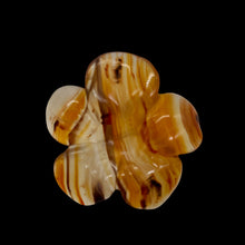 Load image into Gallery viewer, Plumeria! Carved Carnelian Hawaiian Flower Bead | Orange | 25x6mm | 1 Bead |