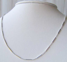 Load image into Gallery viewer, Italian Silver Waterfall Chain 24" Necklace 10025D