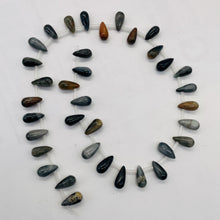 Load image into Gallery viewer, Hot Cat's Eye Chrysoberyl Quartz Briolette Bead Strand 107520