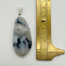 Load image into Gallery viewer, Ocean Jasper Sterling Silver Pendant | 2 1/4" Long | Purple, Black | 1 Pendant |