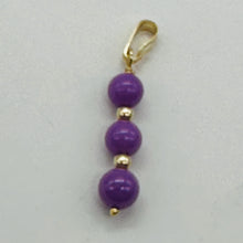 Load image into Gallery viewer, Phosphosiderite Dangle 14K Gold Filled Pendants | 1 1/4" long | Lavender |