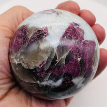 Load image into Gallery viewer, Garnet Crystal 645g Sphere | 3" | Red White | 1 Collector's Item |