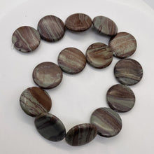 Load image into Gallery viewer, 3 Martian Landscape Jasper Disc Pendant Beads 009195