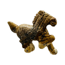 Load image into Gallery viewer, Hand Carved Horse Pony Animal Statue Figurine | 45x40x15mm | Brown, Black