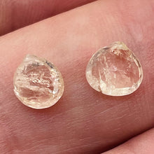 Load image into Gallery viewer, 1 Premium 6x6x4 to 7x7x3.5mm Topaz Faceted Briolette Bead 4077A