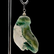 Load image into Gallery viewer, Translucent Ocean Jasper Sterling Silver Pendant | 2 1/4 Inch Long |