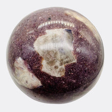 Load image into Gallery viewer, Huge Garnet Crystal 1525g Sphere | 4 1.4" | Red White | 1 Collector's Item |