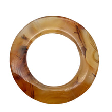 Load image into Gallery viewer, Carnelian Agate Picture Frame Bead| 37x3.5mm | Orange | 23mm opening |