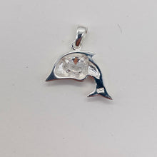 Load image into Gallery viewer, Dolphin Sterling Silver Charm Pendant | 1" Long | Silver | 1 Pendant |
