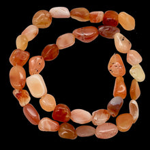 Load image into Gallery viewer, Botswana Nugget Bead Strand | 9x7x6mm to 15x8x4mm | Orange | Polished | ~32 Bds |