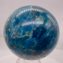 Load image into Gallery viewer, Apatite 295g Meditation Sphere | 2.32" | 58mm | Blue, White | 1 Display Specimen