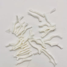 Load image into Gallery viewer, Coral Branch Beads | 37x3 to 30x2mm | White | 14 Beads |